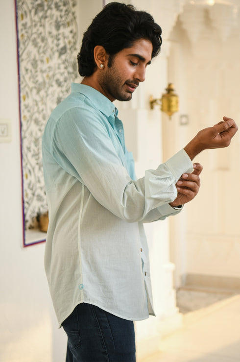 Blue Ombre Shirt